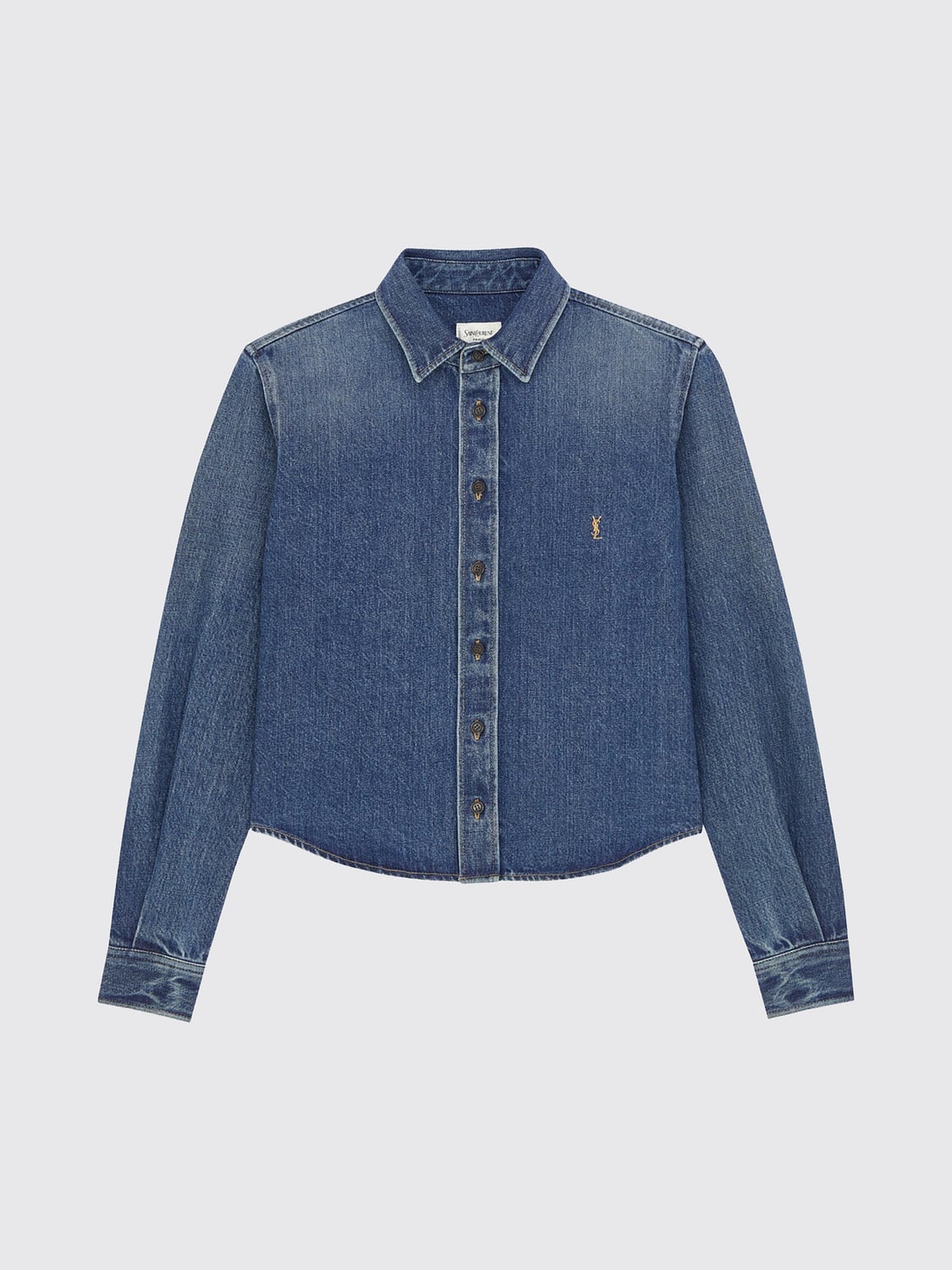 SAINT LAURENT CAMICIA: Camicia donna Saint Laurent, Blue - Img 2