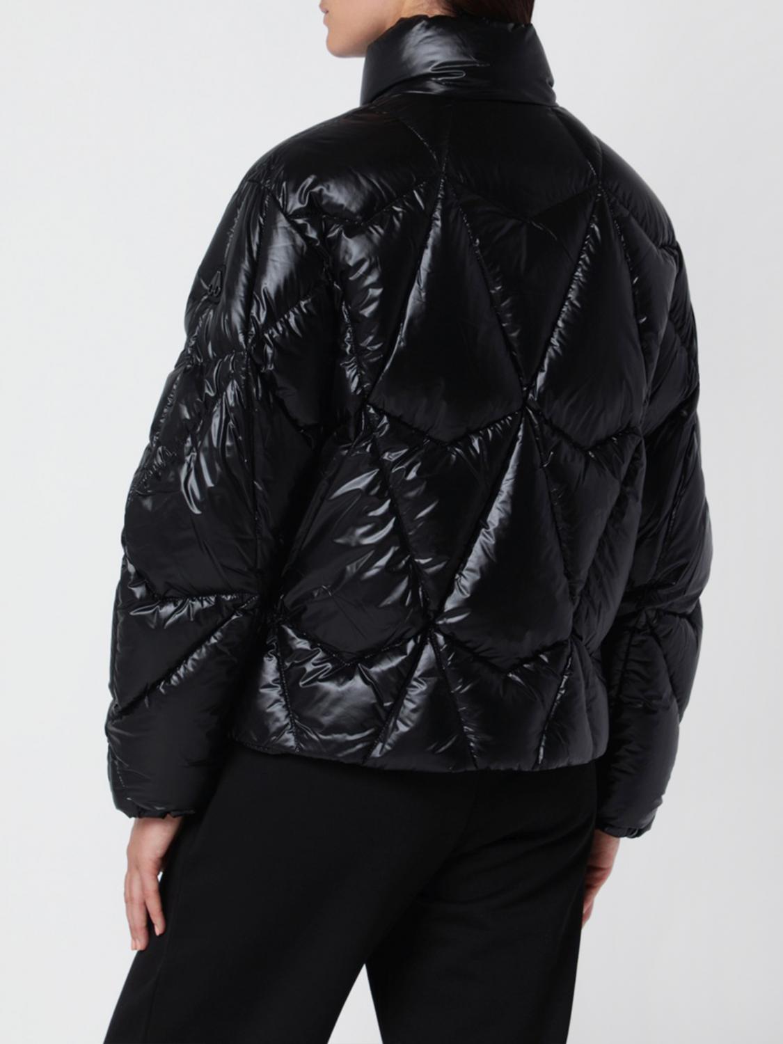 MOOSE KNUCKLES CHAQUETA: Plumífero corto Moose Knuckles de nailon acolchado con cuello alto y hombros caídos, Negro - Img 2