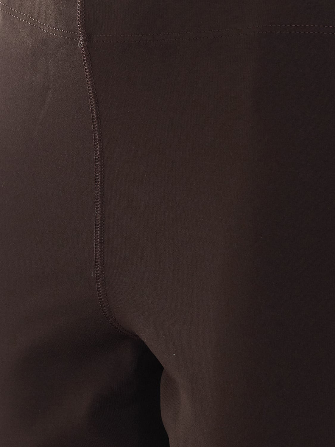 SPORTMAX PANTALONES: Leggings Sportmax de tejido técnico elástico con cintura elástica y corte skinny, Marrón - Img 4