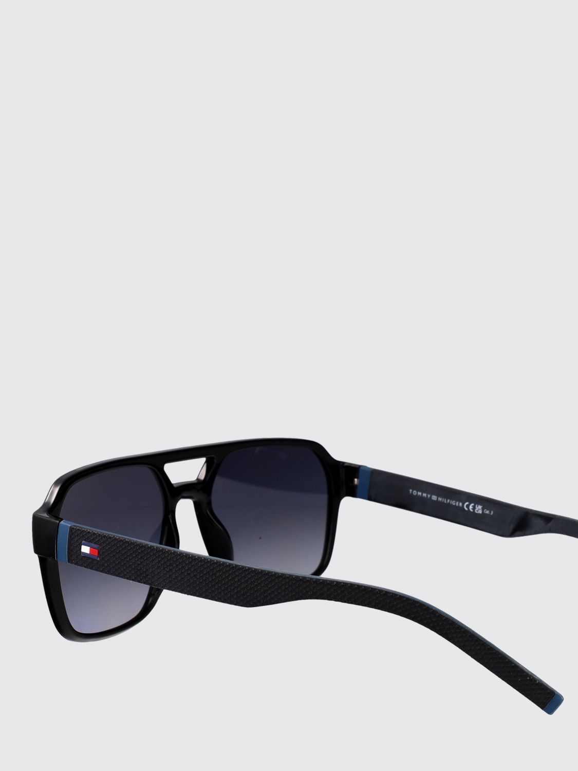 TOMMY HILFIGER SUNGLASSES: Sunglasses men Tommy Hilfiger, Black - Img 4