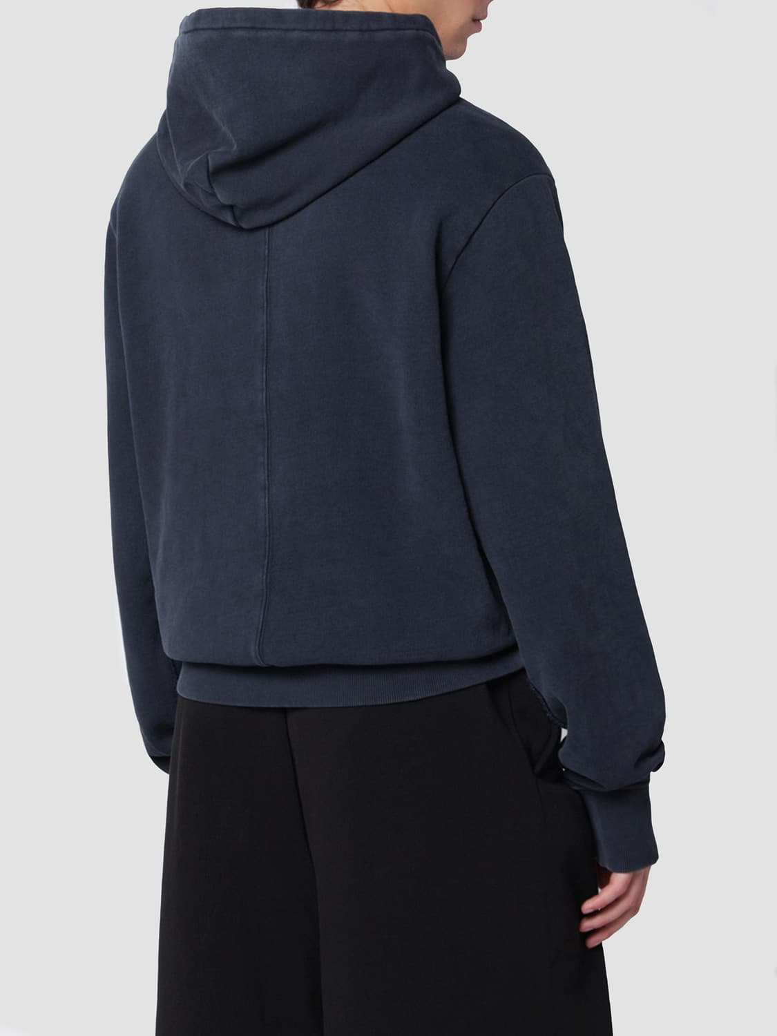ENTIRE STUDIOS SWEATSHIRT: Sweat oversize à capuche Entire Studios en coton avec poche kangourou, Gris - Img 2