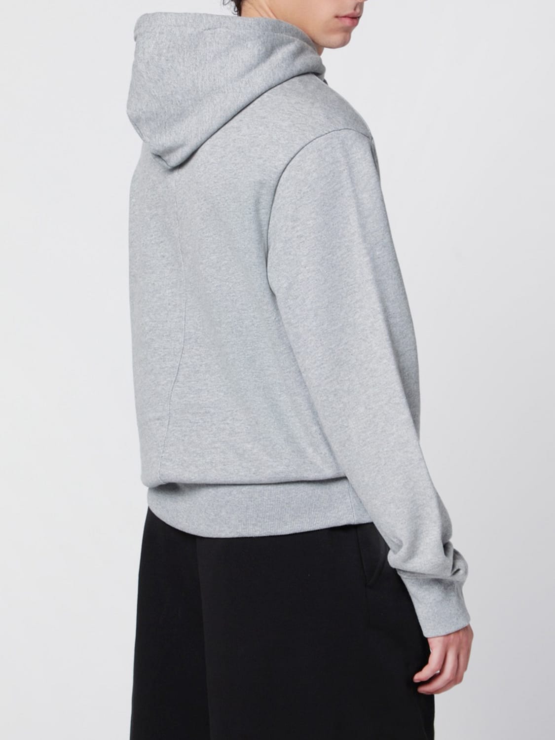 ENTIRE STUDIOS SUDADERA: Sudadera oversize con capucha Entire Studios de algodón con bolsillo canguro, Gris 1 - Img 2