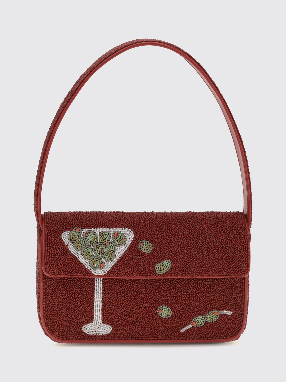 STAUD SCHULTERTASCHE: Minitasche damen Staud, Rot - Img 1