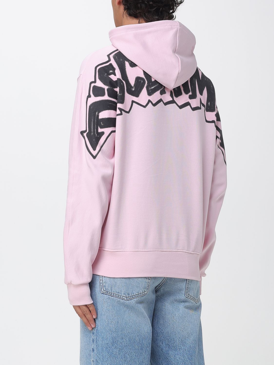 DISCLAIMER SWEATSHIRT: Sweatshirt homme Disclaimer, Rose - Img 2