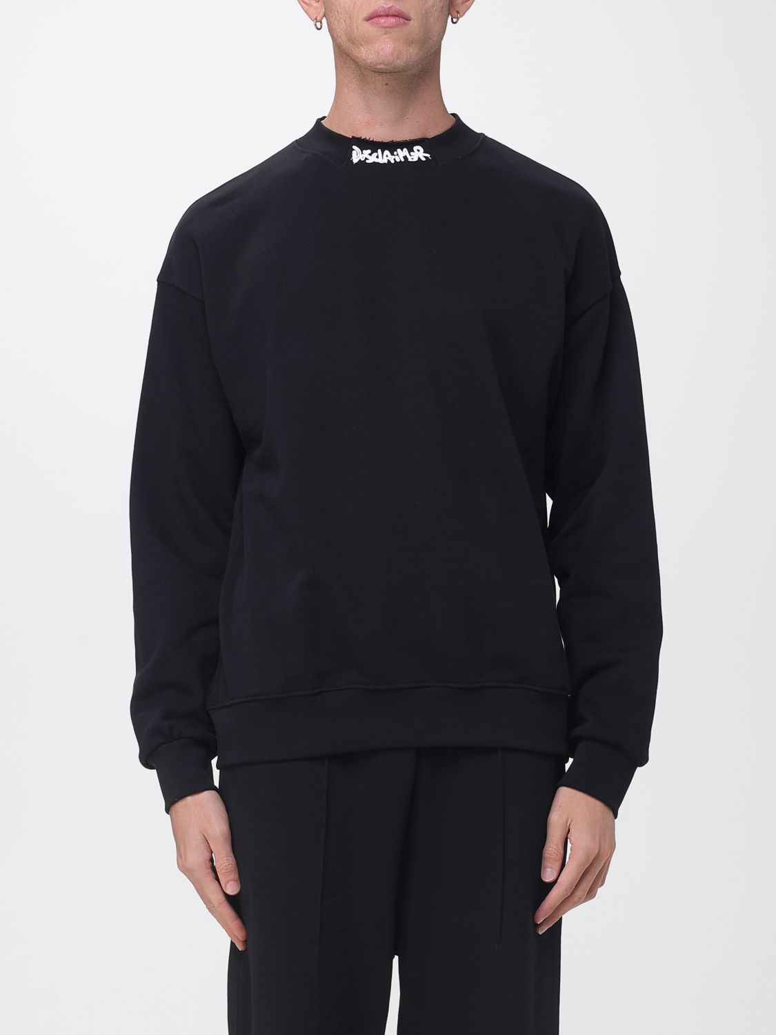 DISCLAIMER SWEATSHIRT: Sweatshirt homme Disclaimer, Noir - Img 1