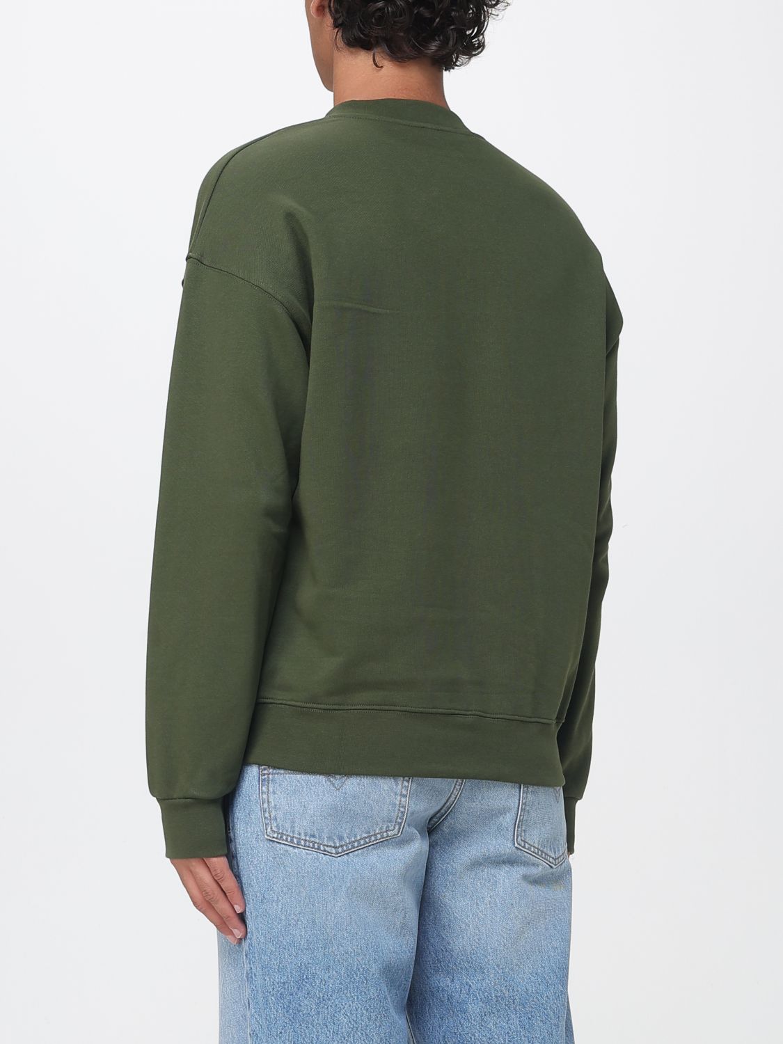 DISCLAIMER SWEATSHIRT: Sweatshirt homme Disclaimer, Vert - Img 2