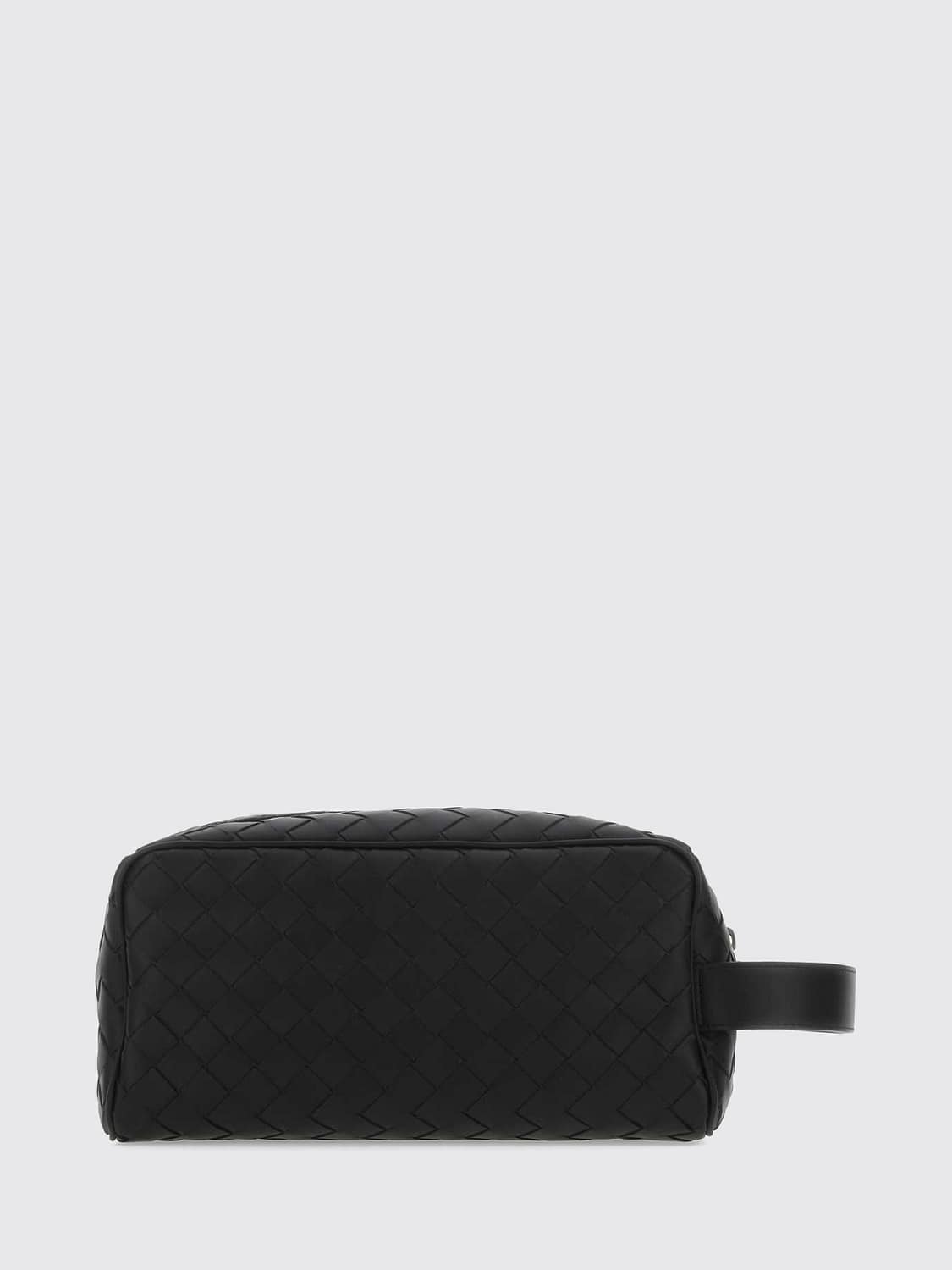 BOTTEGA VENETA ACCESSORI BEAUTY: Beauty case da viaggio Bottega Veneta in pelle di vitello Intrecciato, Nero - Img 2