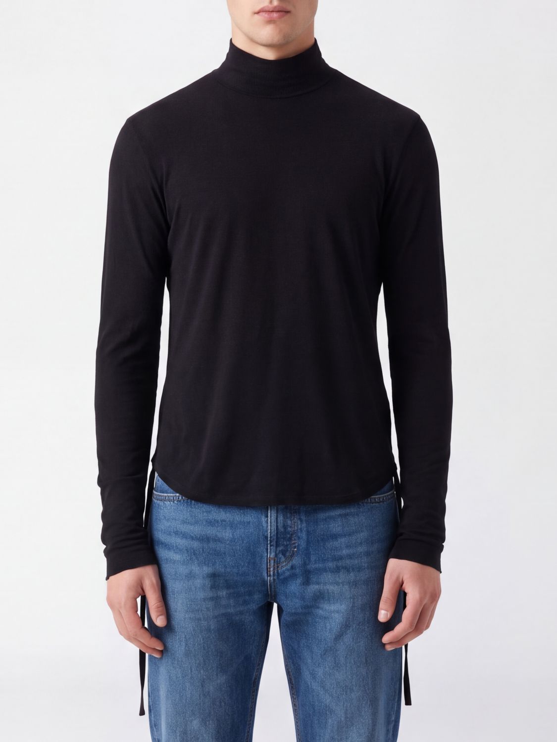 ANN DEMEULEMEESTER 스웨터: 스웨터 남성 Ann Demeulemeester, 블랙 - Img 1