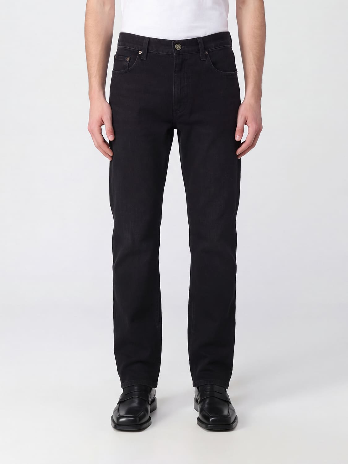 BURBERRY JEANS: Jeans men Burberry, Black - Img 1