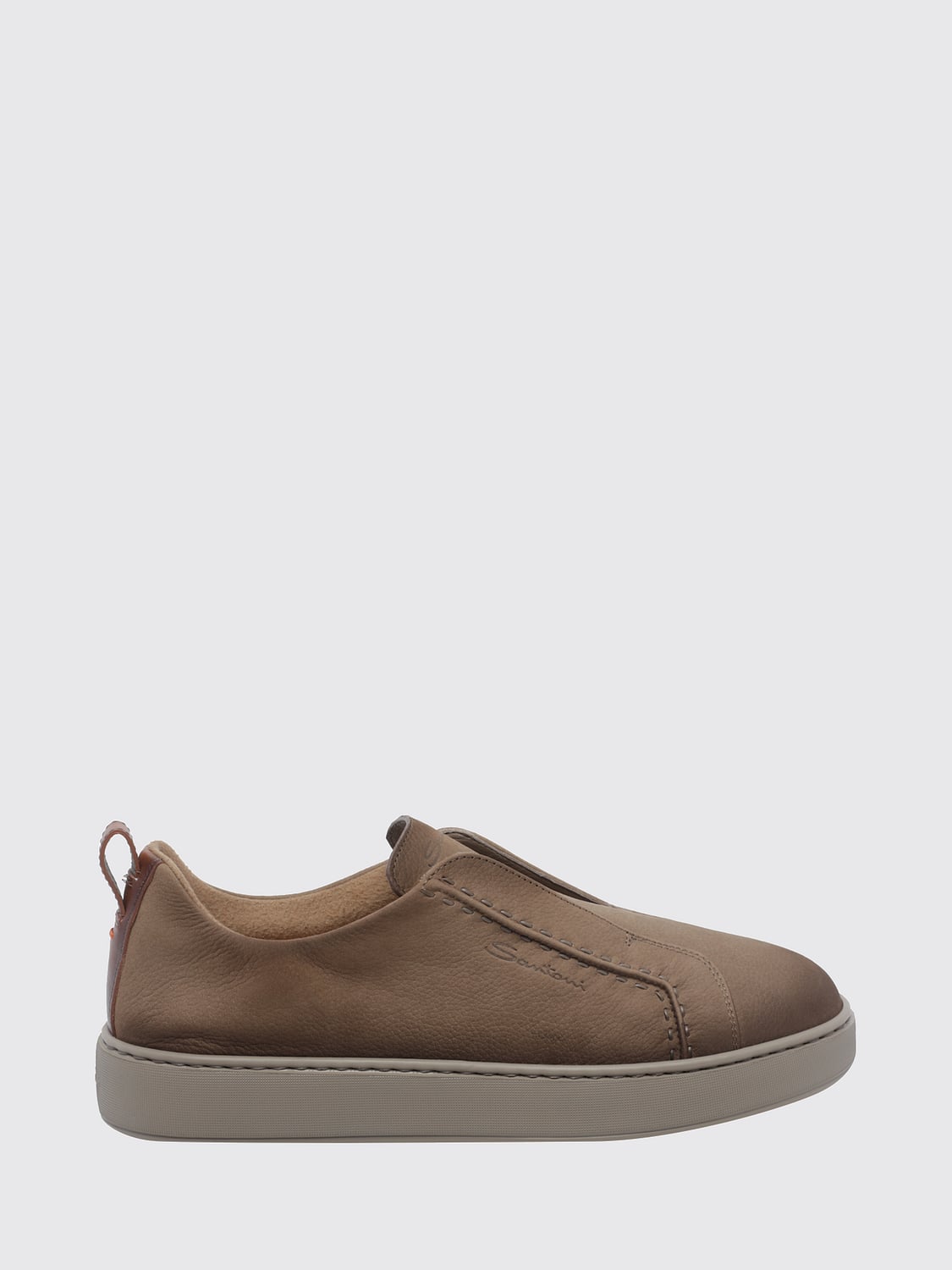 SANTONI BASKETS: Baskets homme Santoni, Marron - Img 1