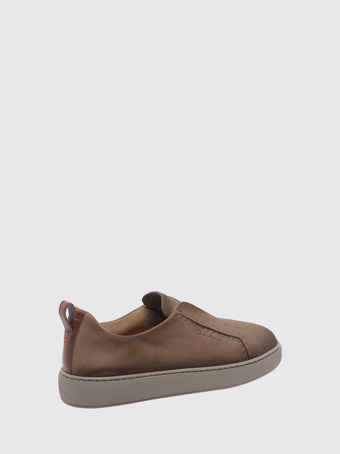 SANTONI BASKETS: Baskets homme Santoni, Marron - Img 4