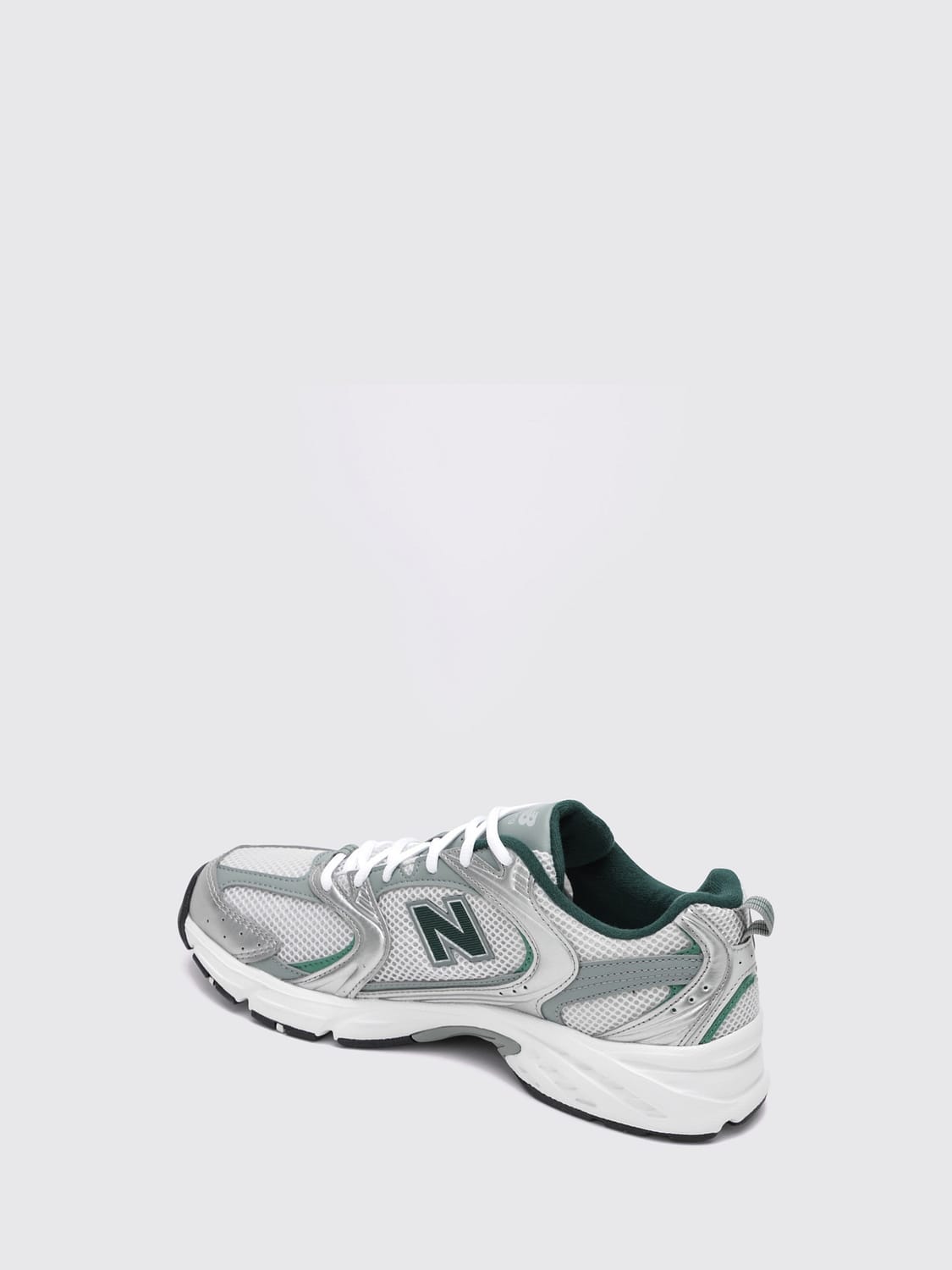 NEW BALANCE BASKETS: Baskets 530 New Balance en cuir synthétique et mesh avec semelle ABZORB, Argent - Img 2