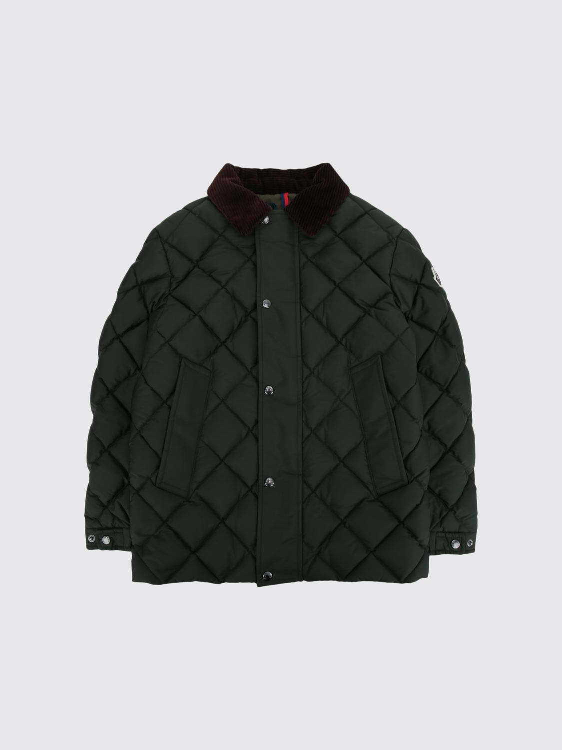 MONCLER JACKET: Jacket kids Moncler, Military - Img 1