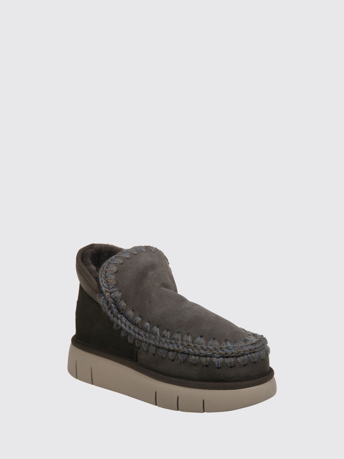 MOU FLACHE STIEFELETTEN: Flache stiefeletten damen Mou, Schwarz - Img 2