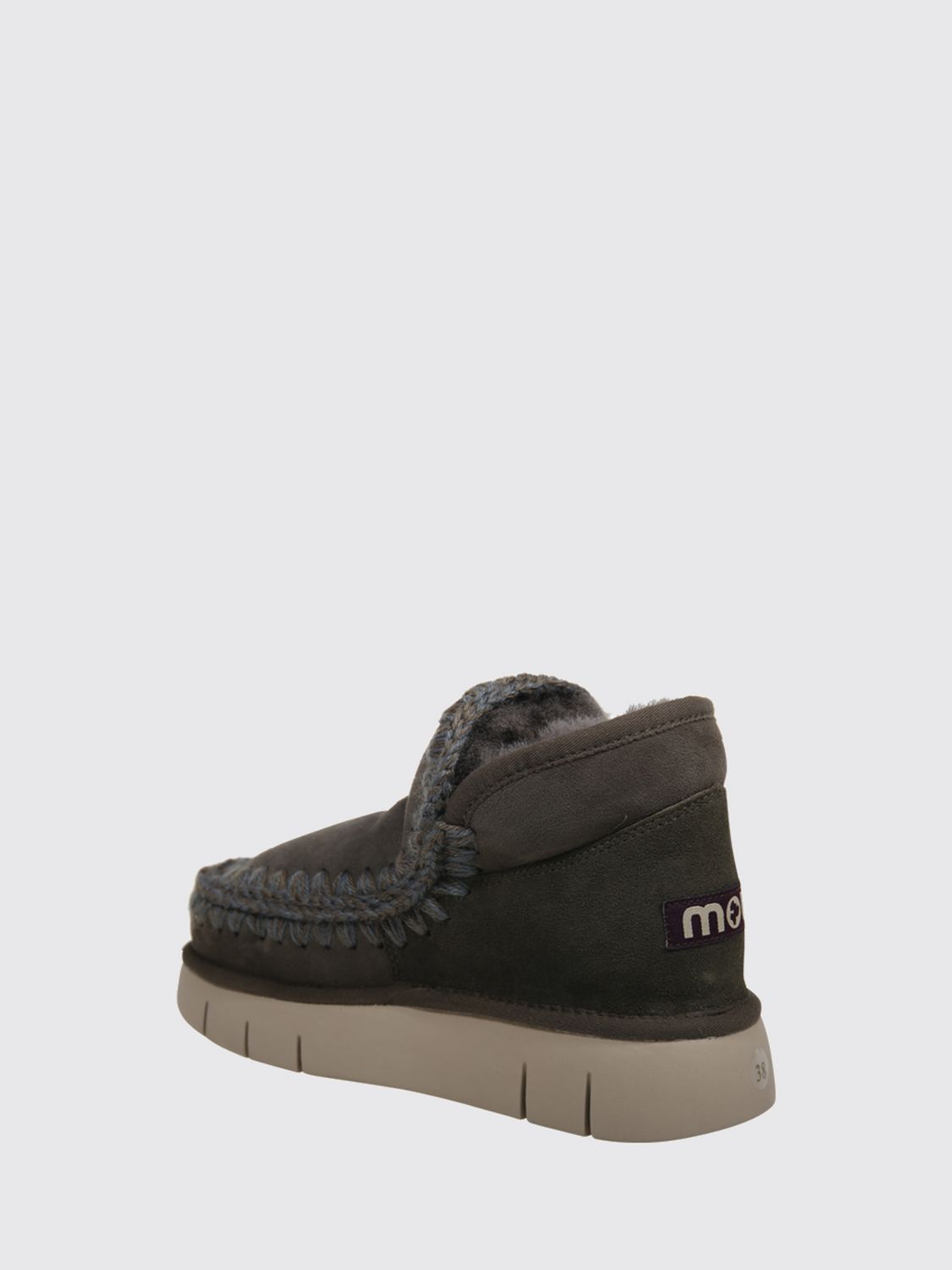 MOU FLACHE STIEFELETTEN: Flache stiefeletten damen Mou, Schwarz - Img 3