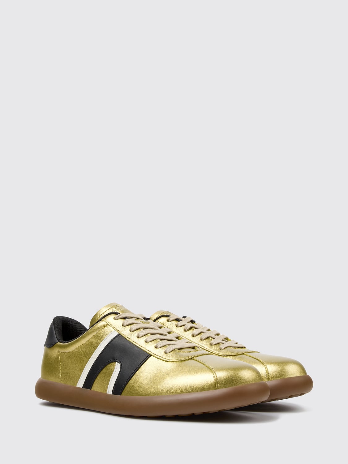 CAMPER SNEAKERS: Sneakers basse Pelotas Soller Camper in pelle con soletta OrthoLite®, Giallo - Img 2