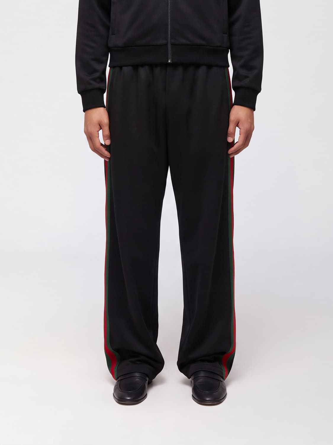 GUCCI HOSE: Hose herren Gucci, Schwarz - Img 1