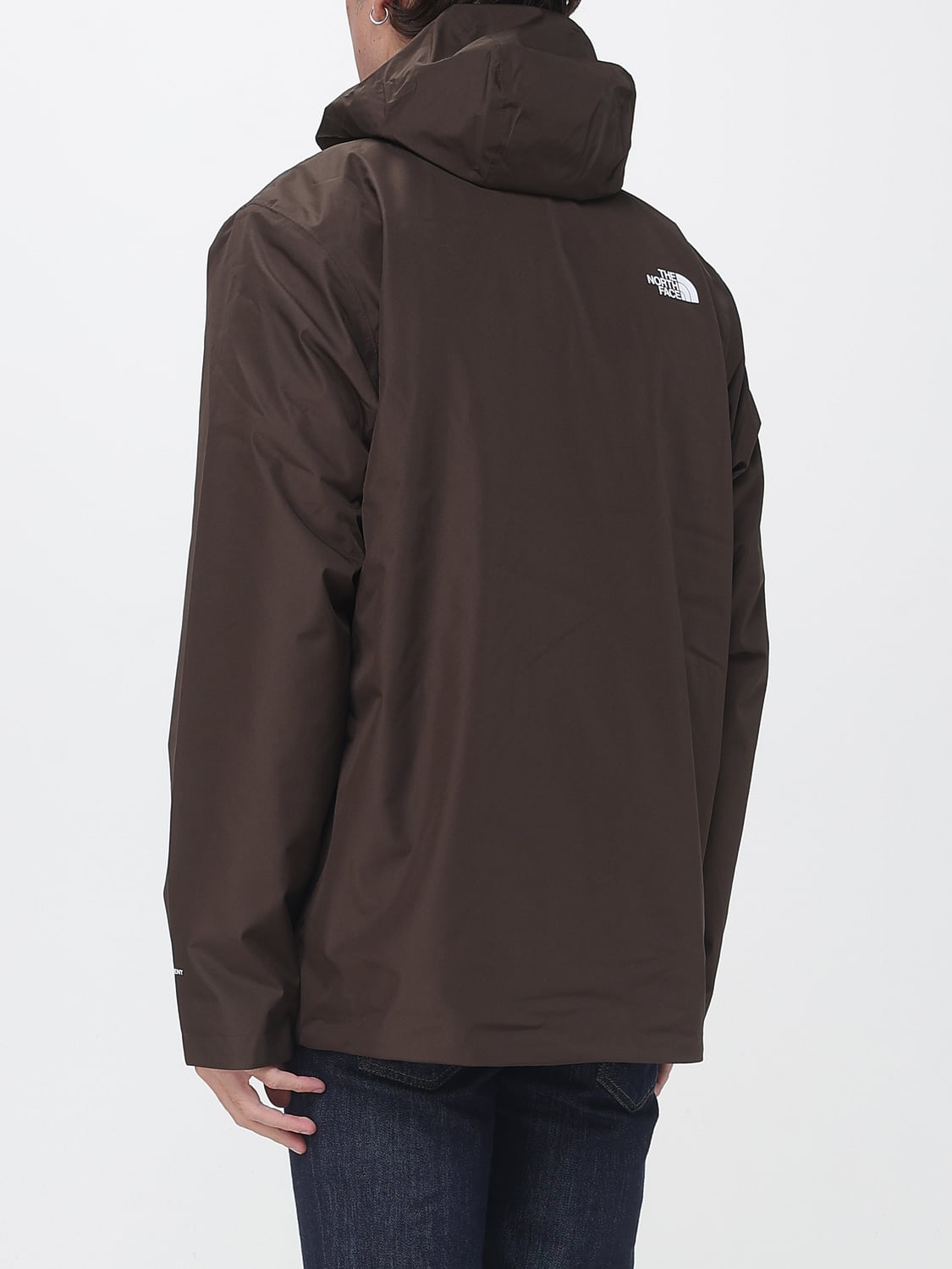 THE NORTH FACE GIACCA: Giacca a vento Quest The North Face con cappuccio e tecnologia DryVent™, Marrone - Img 2