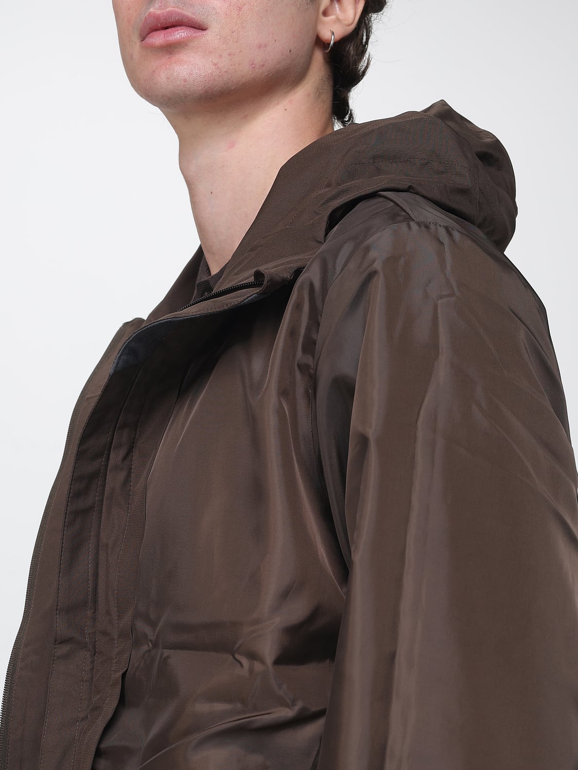 THE NORTH FACE GIACCA: Giacca a vento Quest The North Face con cappuccio e tecnologia DryVent™, Marrone - Img 4