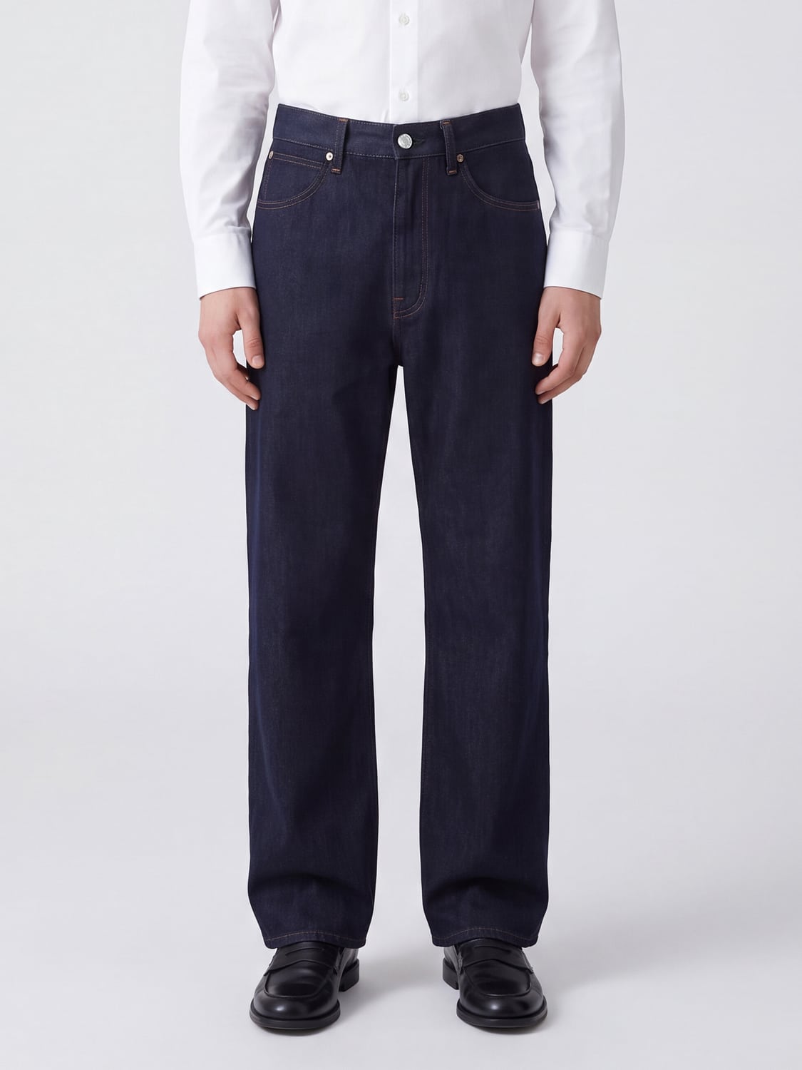 LEMAIRE JEANS: Jeans men Lemaire, Black - Img 1