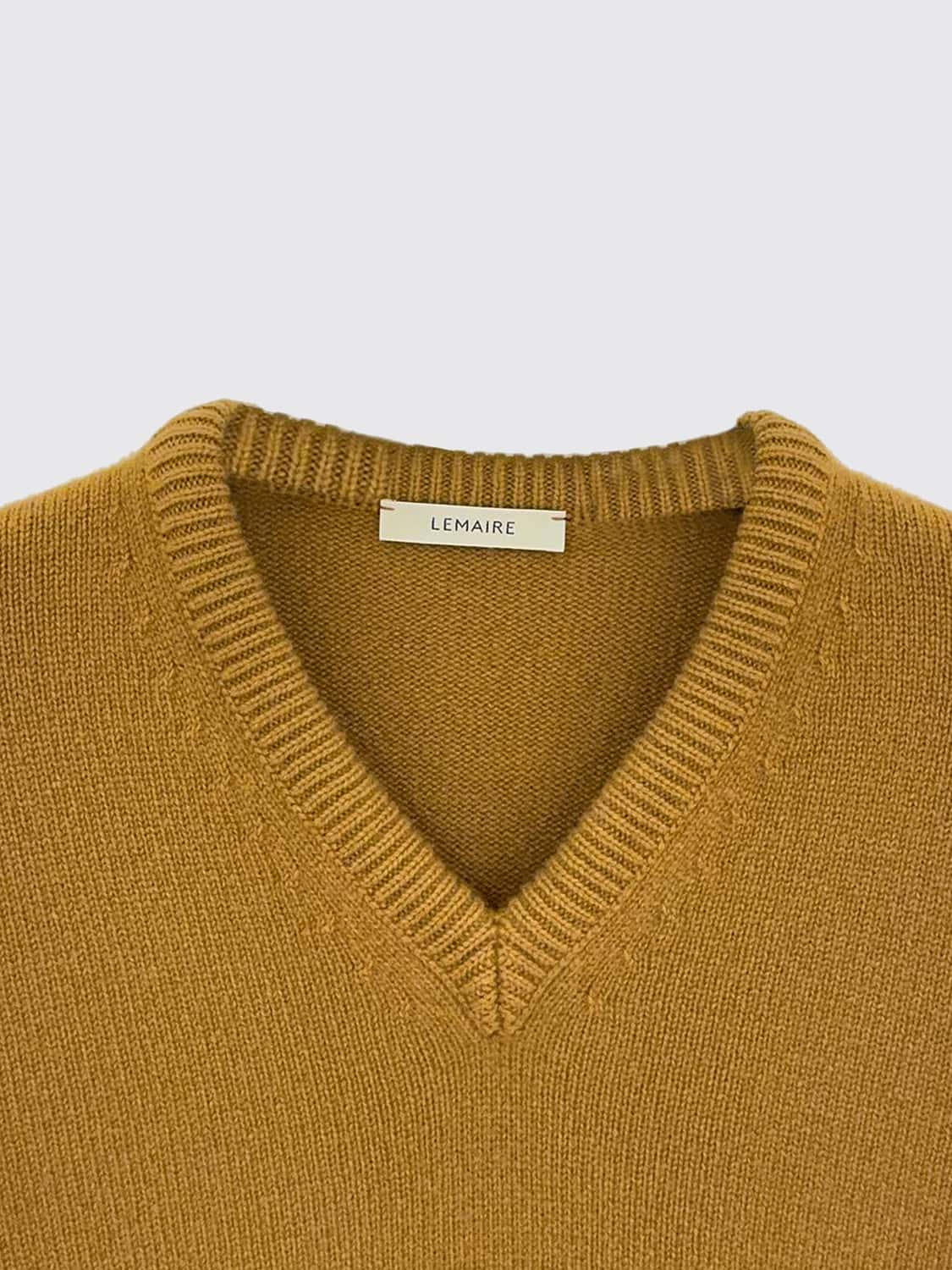 LEMAIRE PULL: Pull homme Lemaire, Jaune - Img 4
