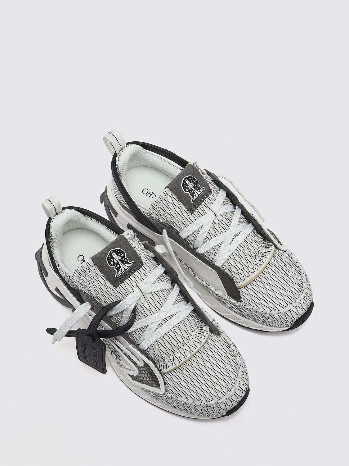 OFF-WHITE BASKETS: Baskets homme Off-white, Blanc - Img 2