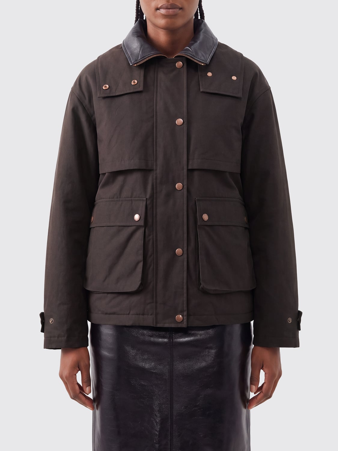 ACNE STUDIOS CHAQUETA: Chaqueta mujer Acne Studios, Marrón - Img 1