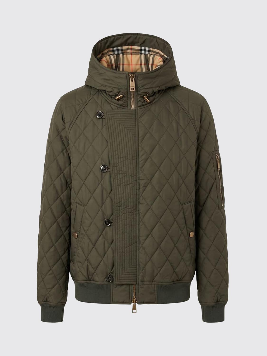 BURBERRY JACKET: Jacket men Burberry, Military - Img 2