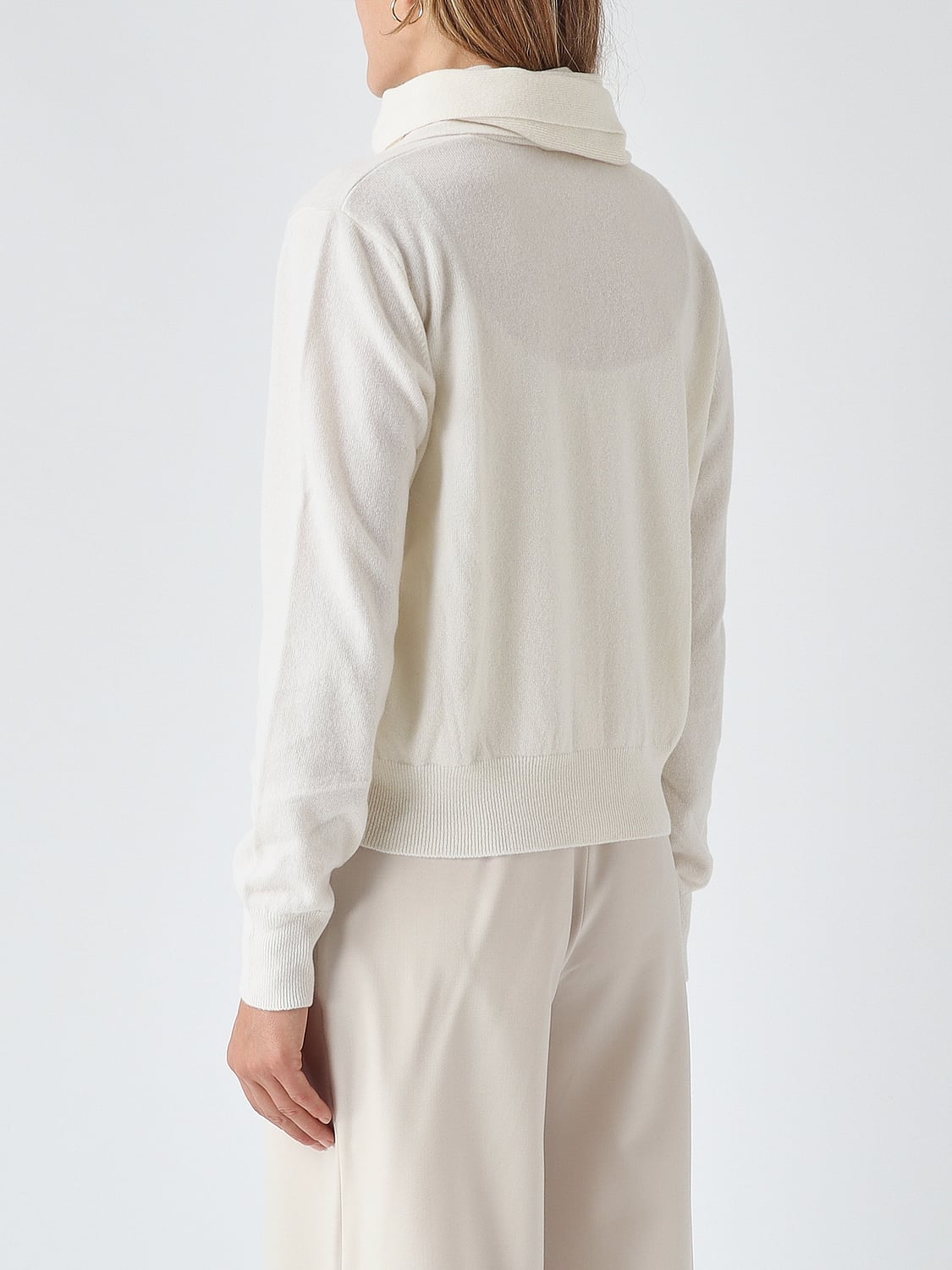 MEIMEIJ MAGLIA: Cardigan donna Meimeij, Panna - Img 2