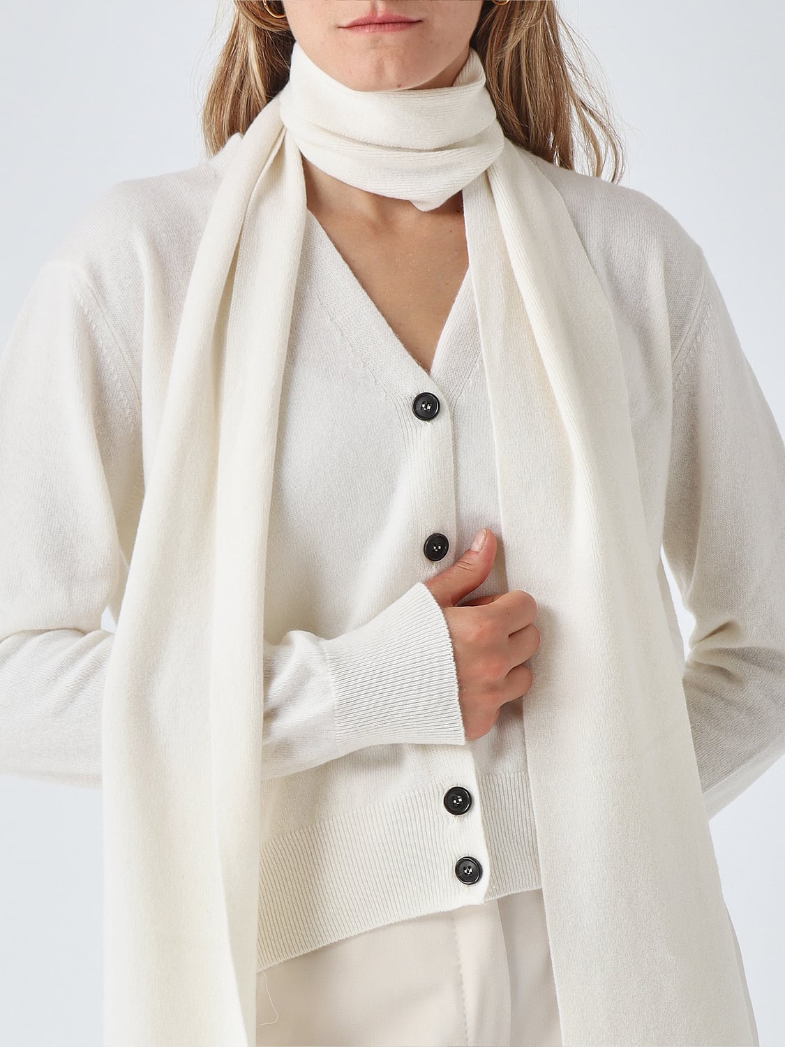 MEIMEIJ MAGLIA: Cardigan donna Meimeij, Panna - Img 3