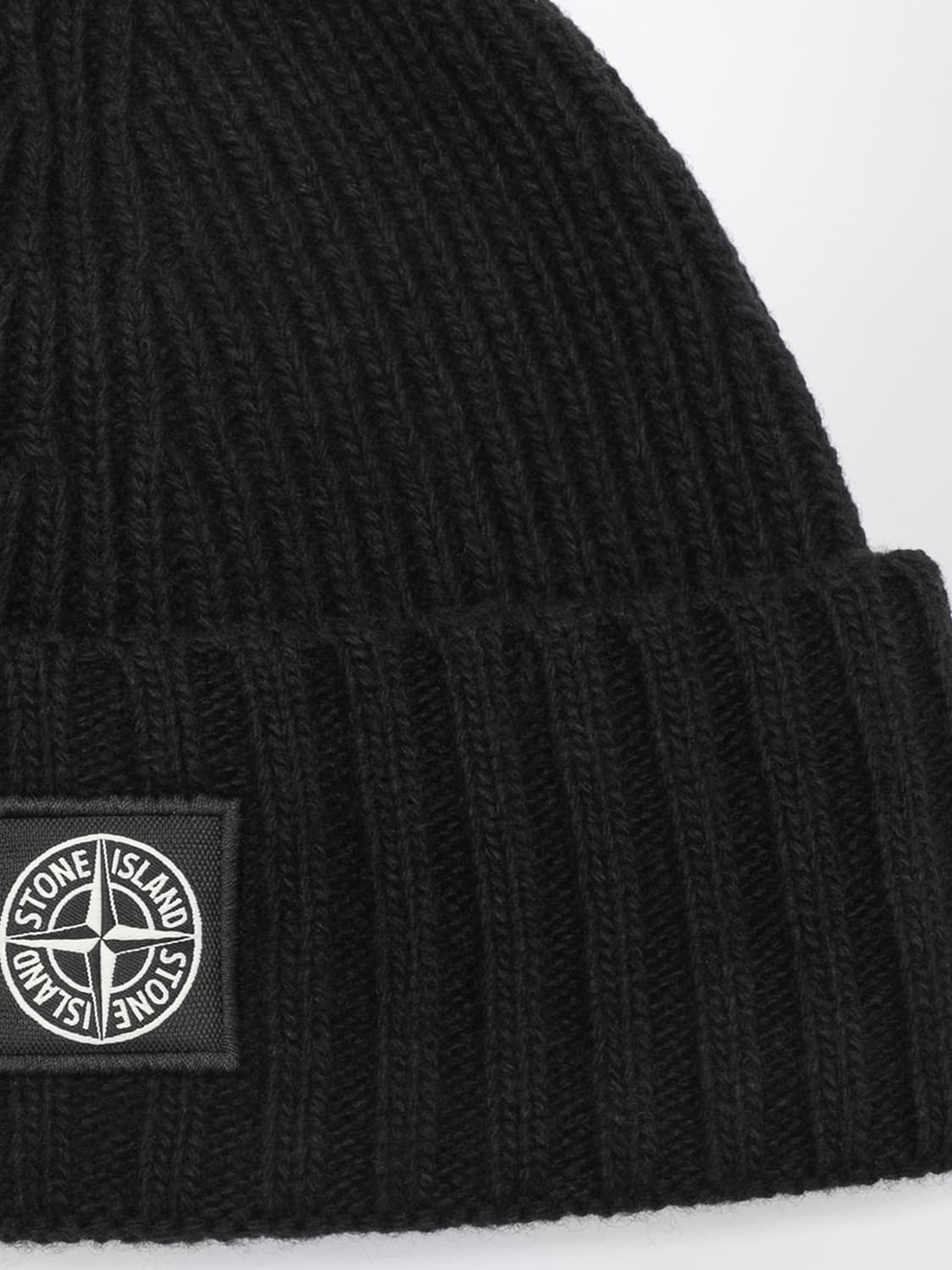 STONE ISLAND JUNIOR HAT: Hat kids Stone Island Junior, Black - Img 2
