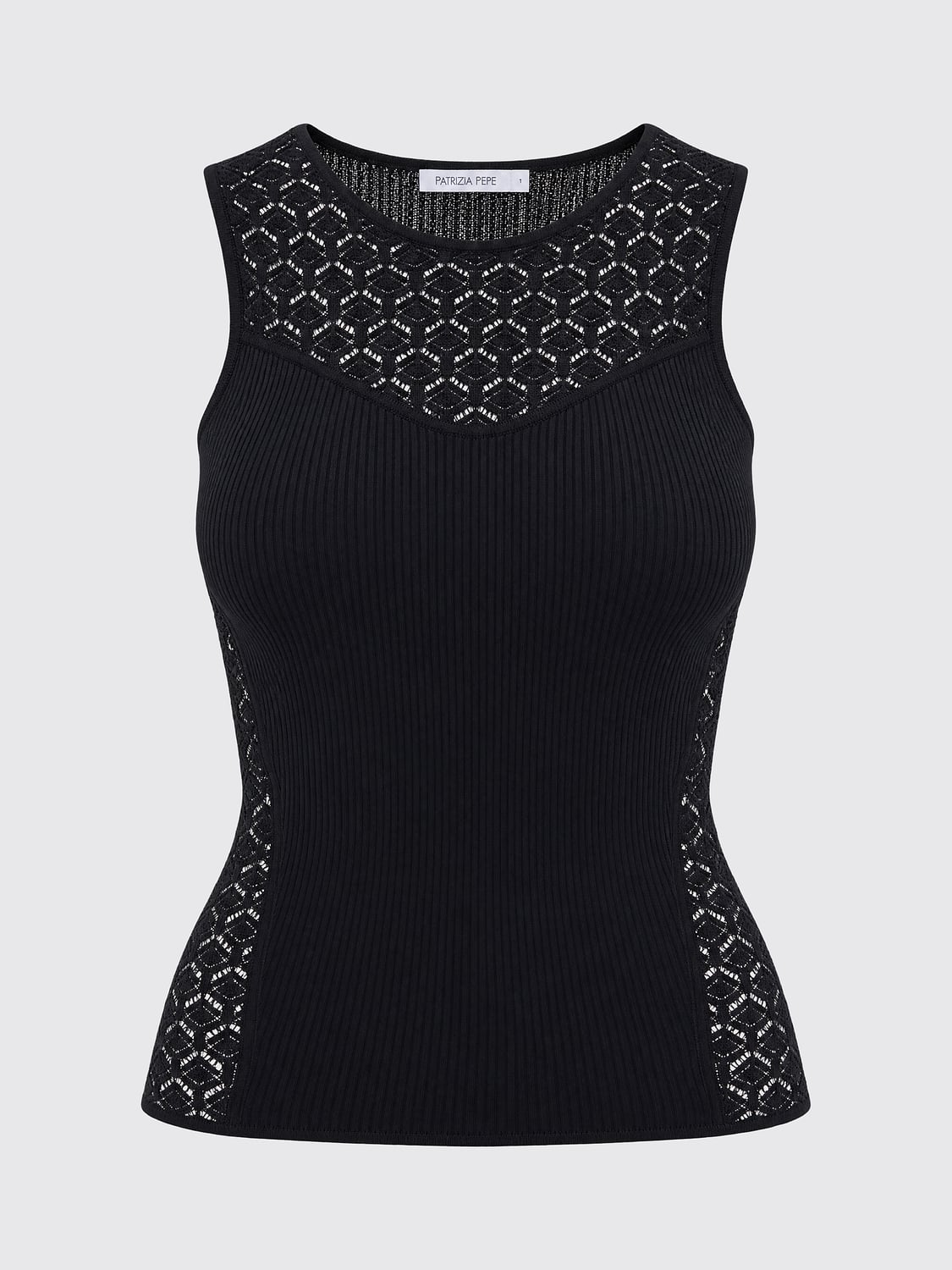 PATRIZIA PEPE PULLOVER: Pullover damen Patrizia Pepe, Schwarz - Img 2