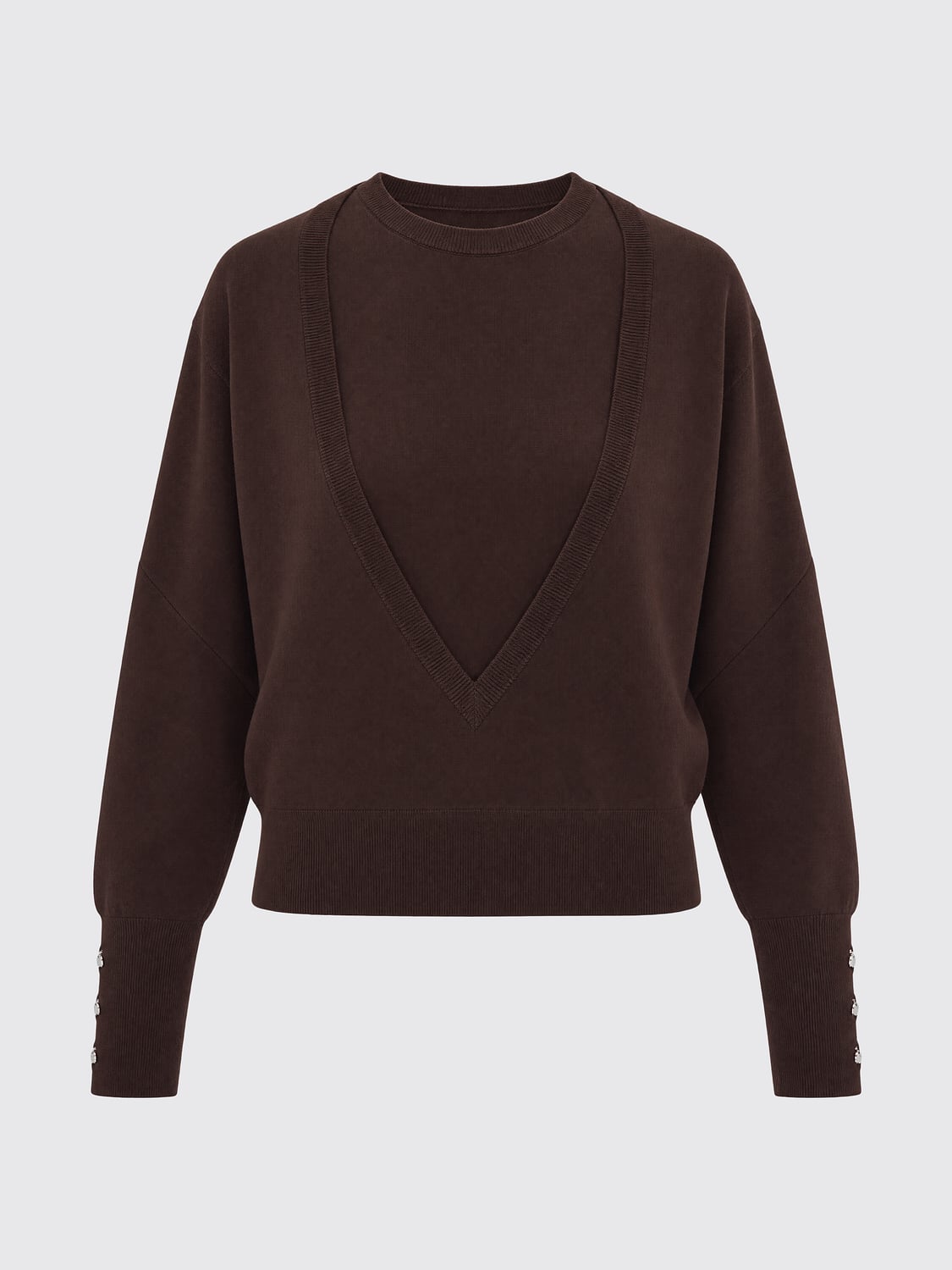 PATRIZIA PEPE PULL: Pull femme Patrizia Pepe, Marron - Img 2