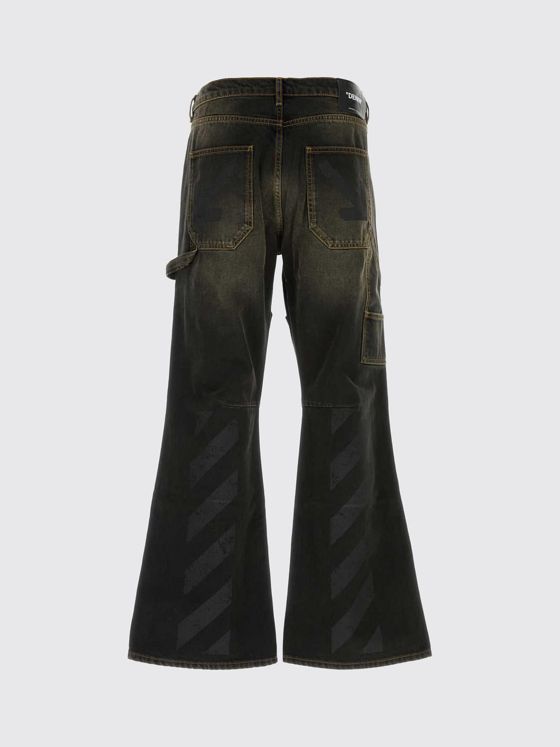 OFF-WHITE JEANS: Jeans uomo Off-white, Nero - Img 3