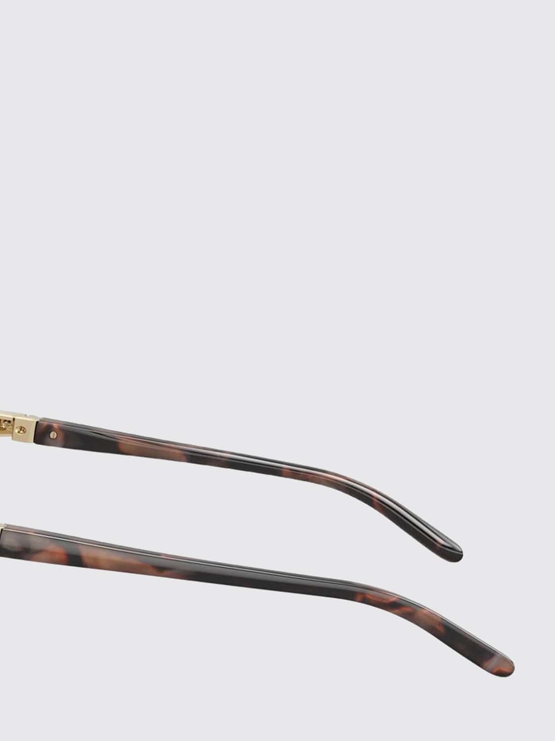 EMPORIO ARMANI OCCHIALI DA SOLE: Occhiali da sole Emporio Armani a farfalla in acetato tartarugato, Marrone - Img 3