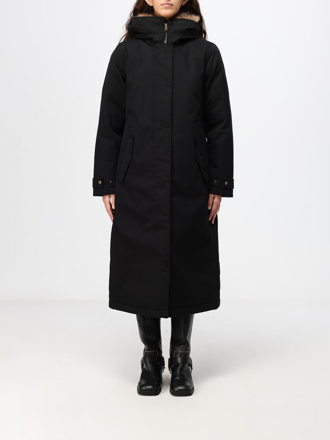 WOOLRICH CAPPOTTO: Giacca donna Woolrich, Nero - Img 1