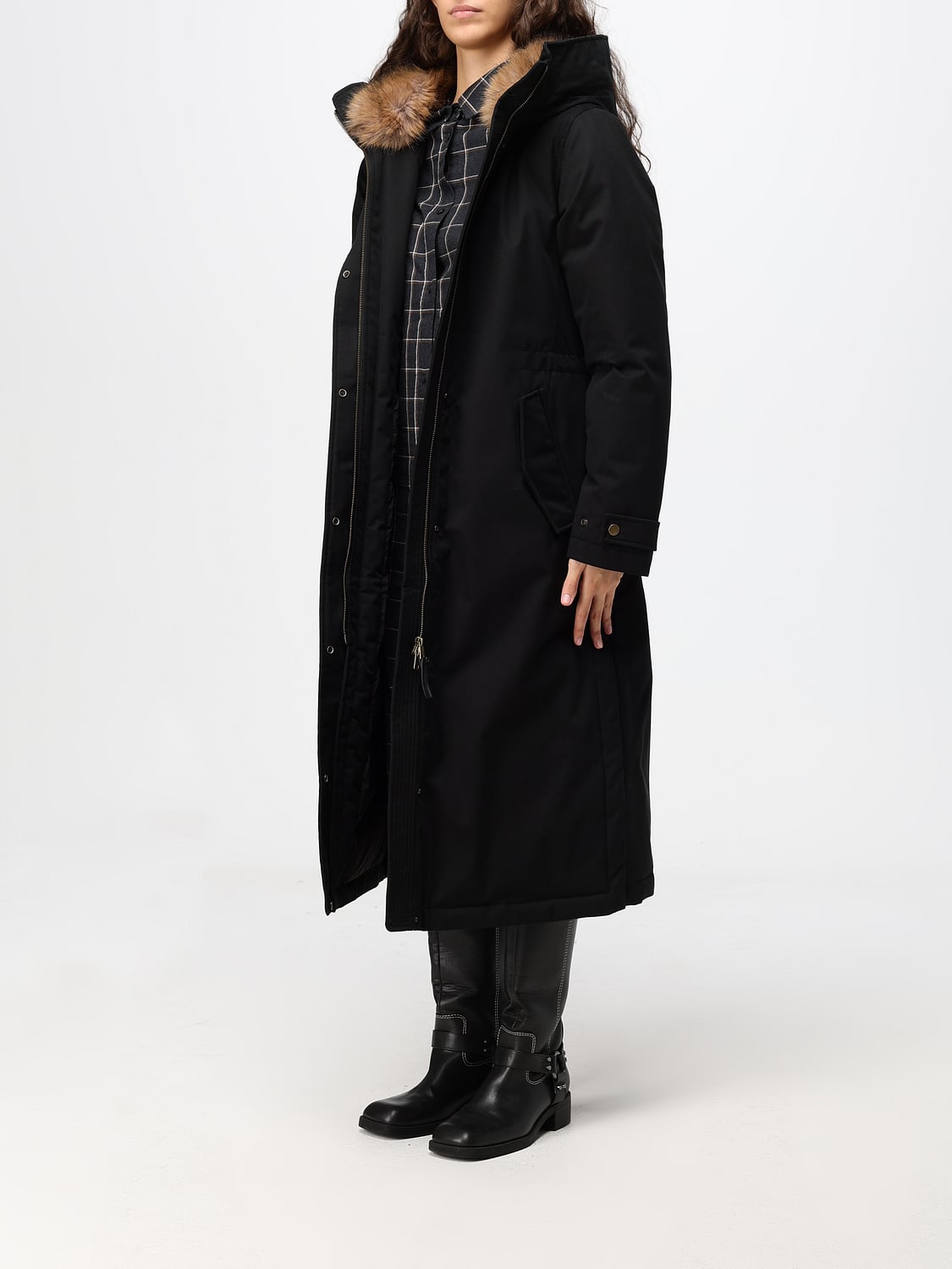 WOOLRICH CAPPOTTO: Giacca donna Woolrich, Nero - Img 3