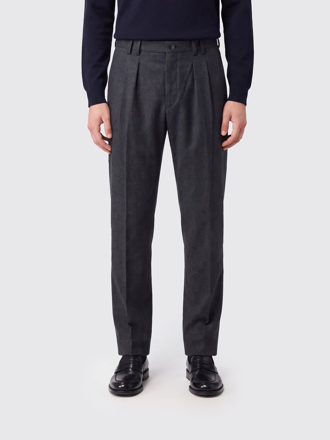 CANALI PANTS: Pants men Canali, Charcoal - Img 1