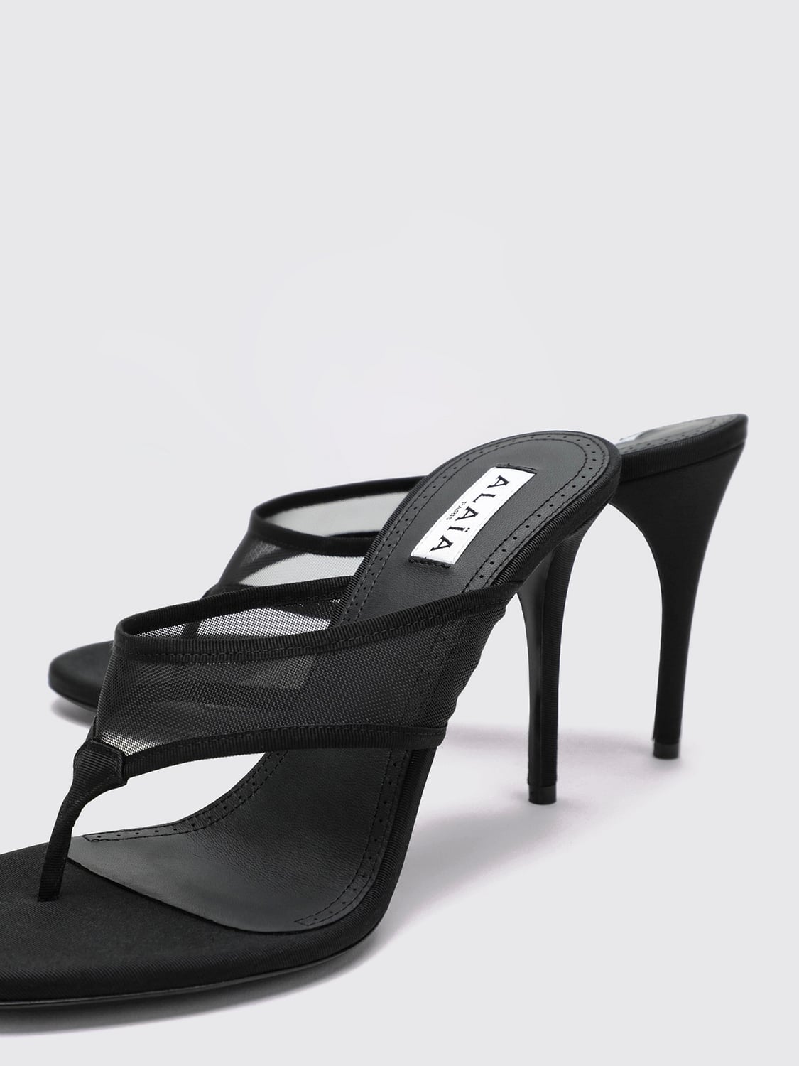 ALAÏA SANDALI CON TACCO: Sandali con tacco donna AlaÏa, Nero - Img 2