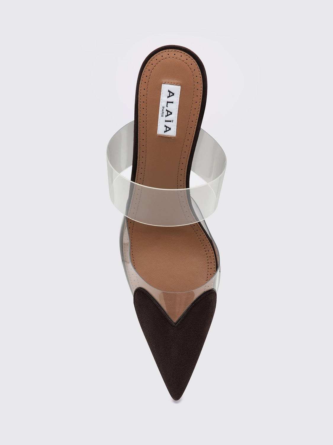ALAÏA SANDALI CON TACCO: Sandali con tacco donna AlaÏa, Marrone - Img 3