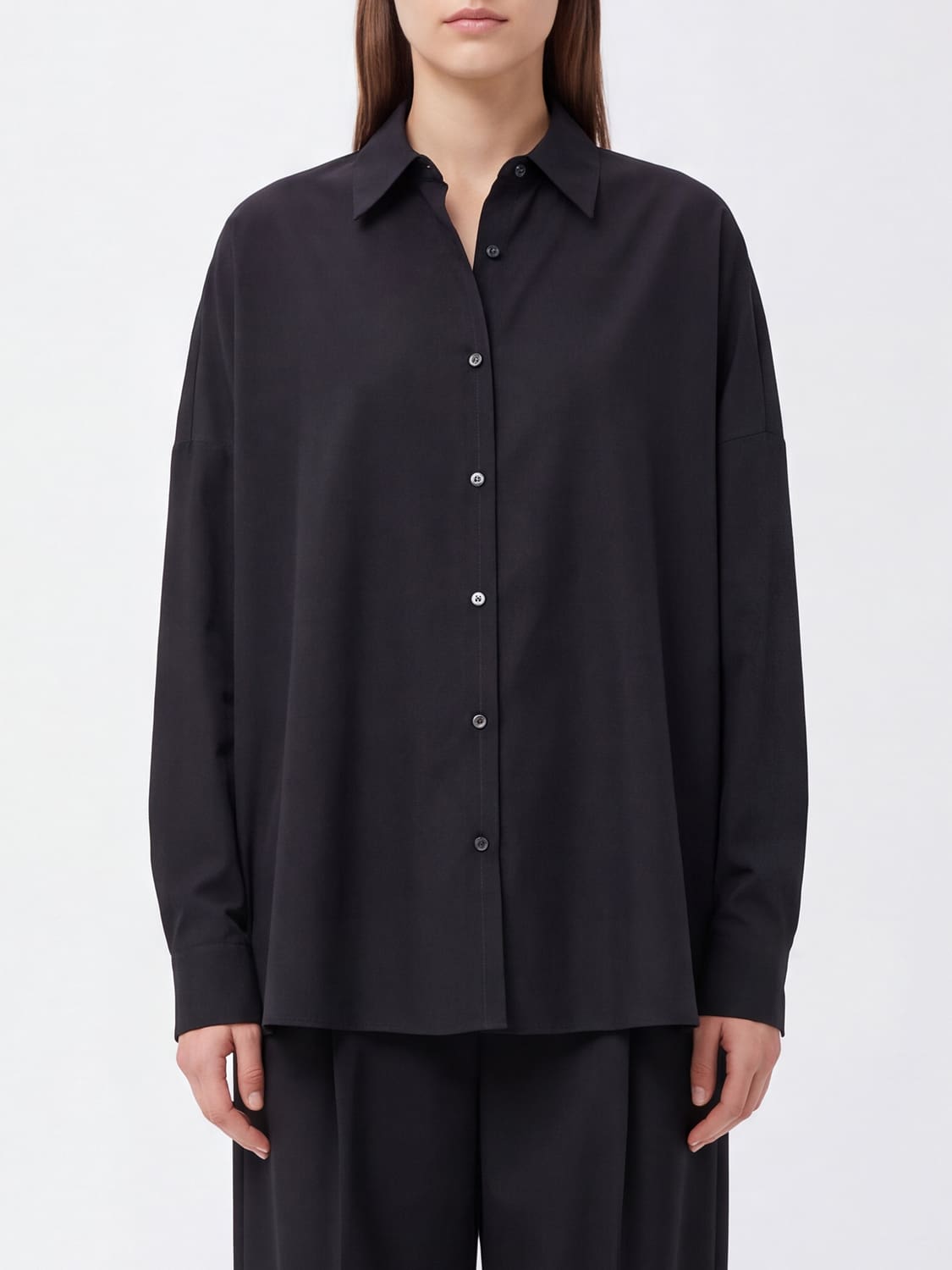 DRIES VAN NOTEN HEMDBLUSE: Hemdbluse damen Dries Van Noten, Schwarz - Img 1