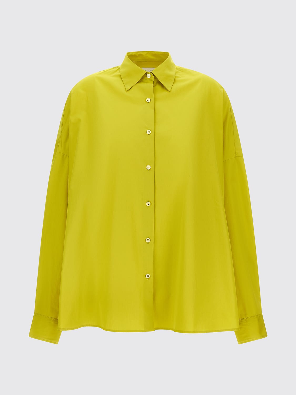 DRIES VAN NOTEN HEMDBLUSE: Hemdbluse damen Dries Van Noten, Limette - Img 2