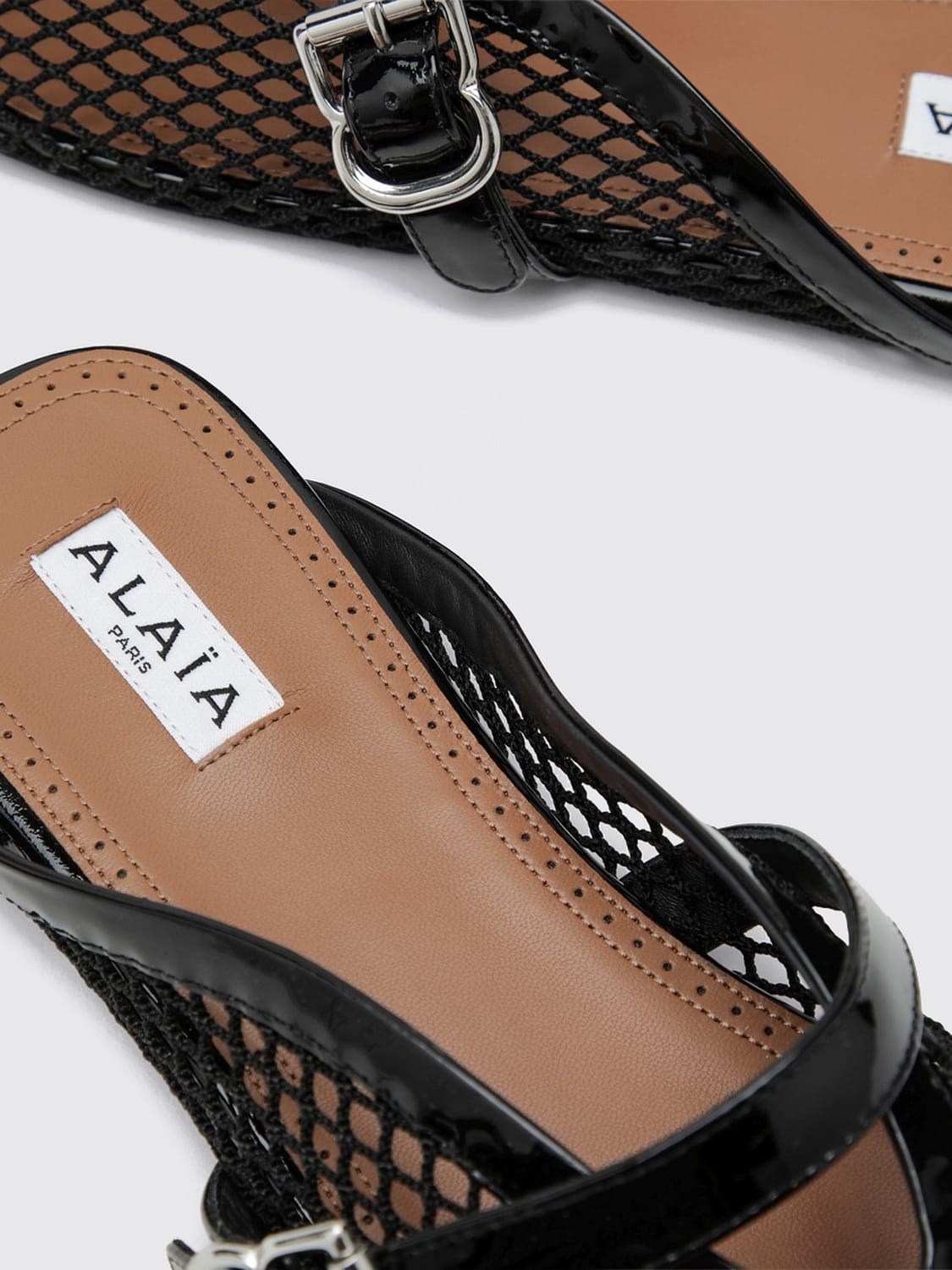 ALAÏA SANDALI CON TACCO: Sandali con tacco donna AlaÏa, Nero - Img 3