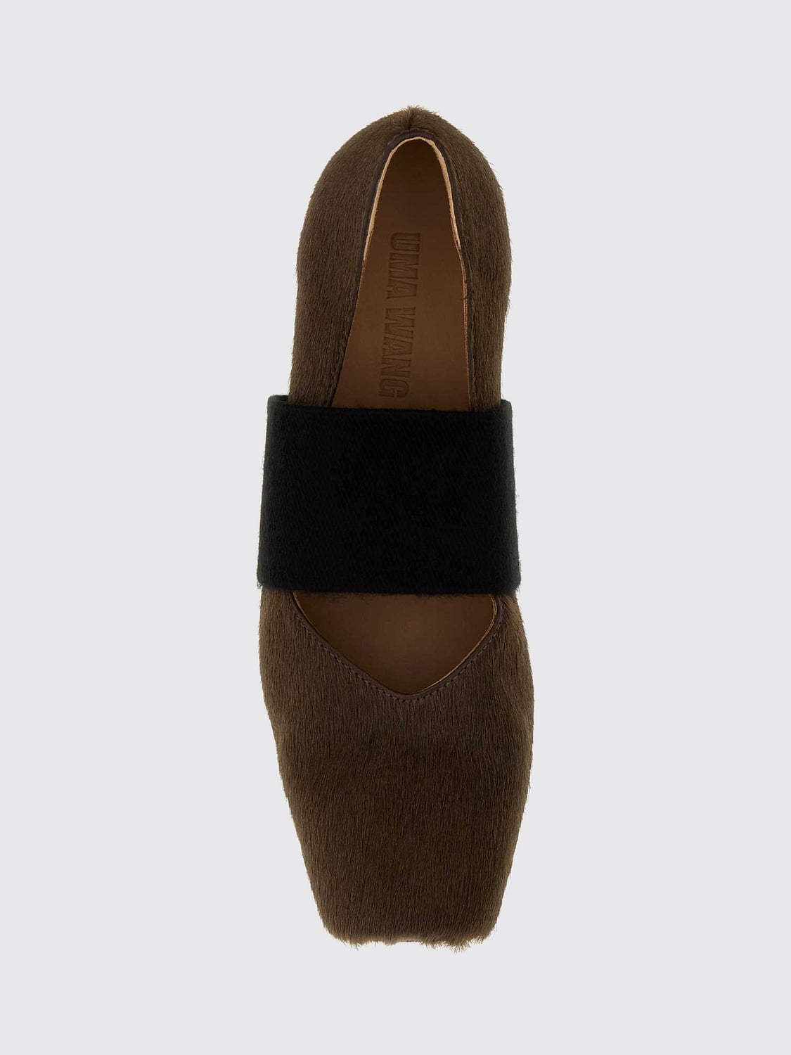 UMA WANG BALLET FLAT: Ballet flat woman Uma Wang, Olive - Img 3