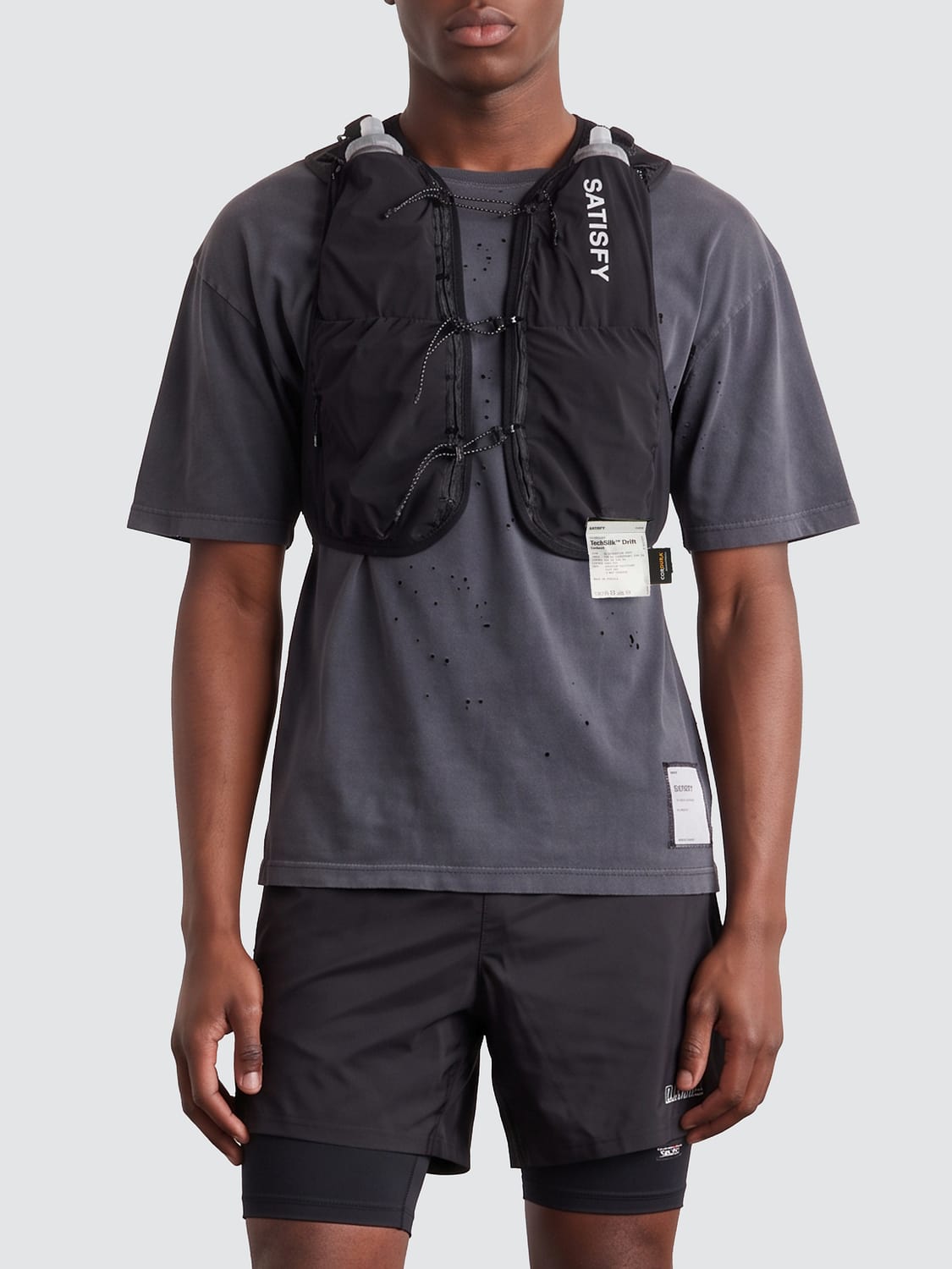 SATISFY SUIT VEST: Jacket men Satisfy, Black - Img 1