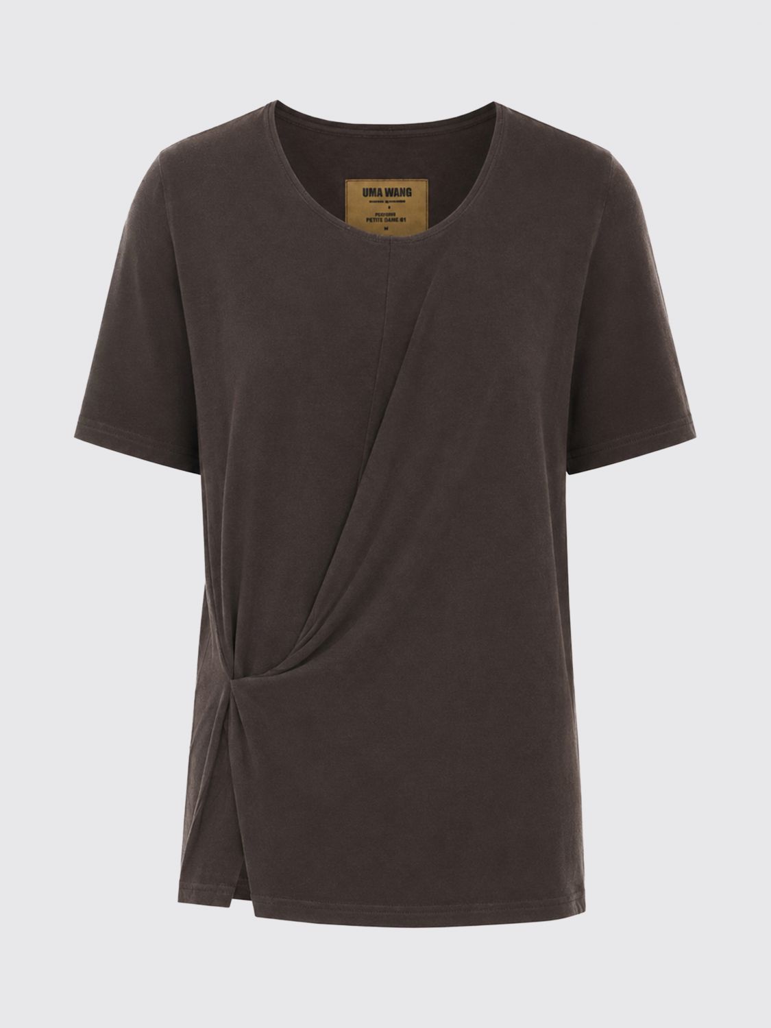 UMA WANG TOP: Top donna Uma Wang, Marrone - Img 2