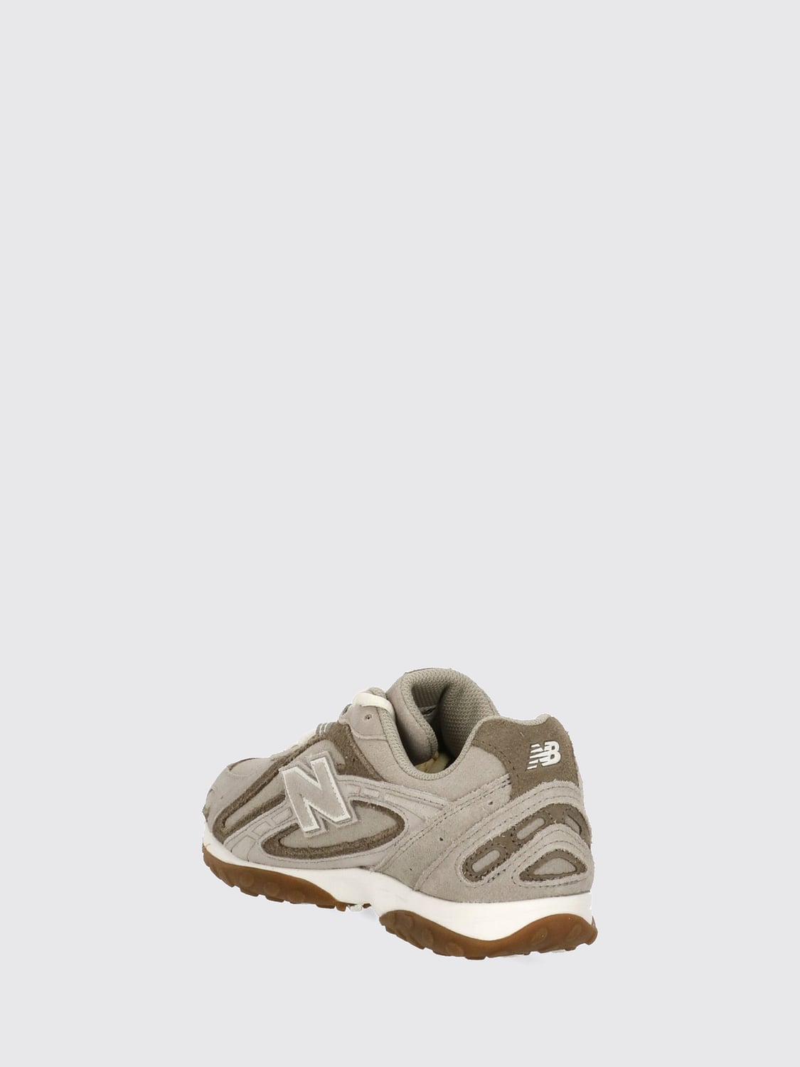 NEW BALANCE スニーカー: NEW BALANCE 204L スエード＆メッシュ ローカットスニーカー ロゴ付き, ブラウン - Img 3