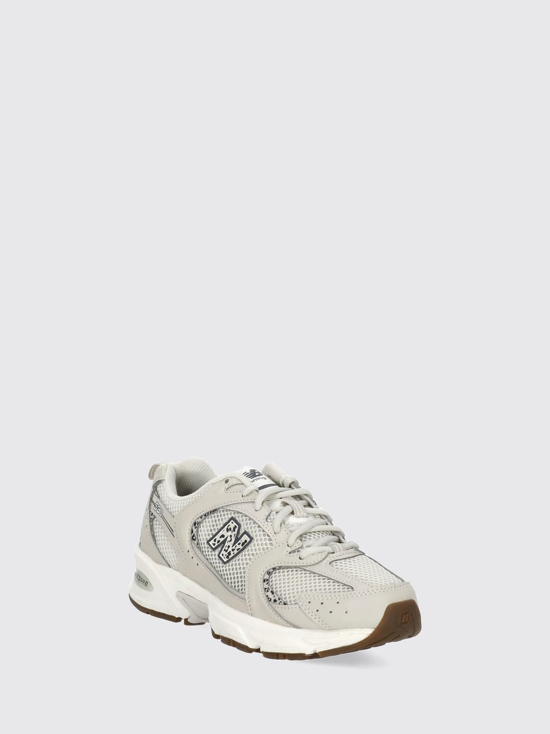 NEW BALANCE SNEAKERS: New Balance 530 Synthetic Leather and Mesh Sneakers with ABZORB Midsole, Grey - Img 2