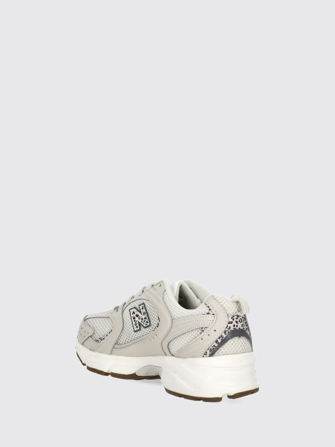 NEW BALANCE SNEAKERS: New Balance 530 Synthetic Leather and Mesh Sneakers with ABZORB Midsole, Grey - Img 3