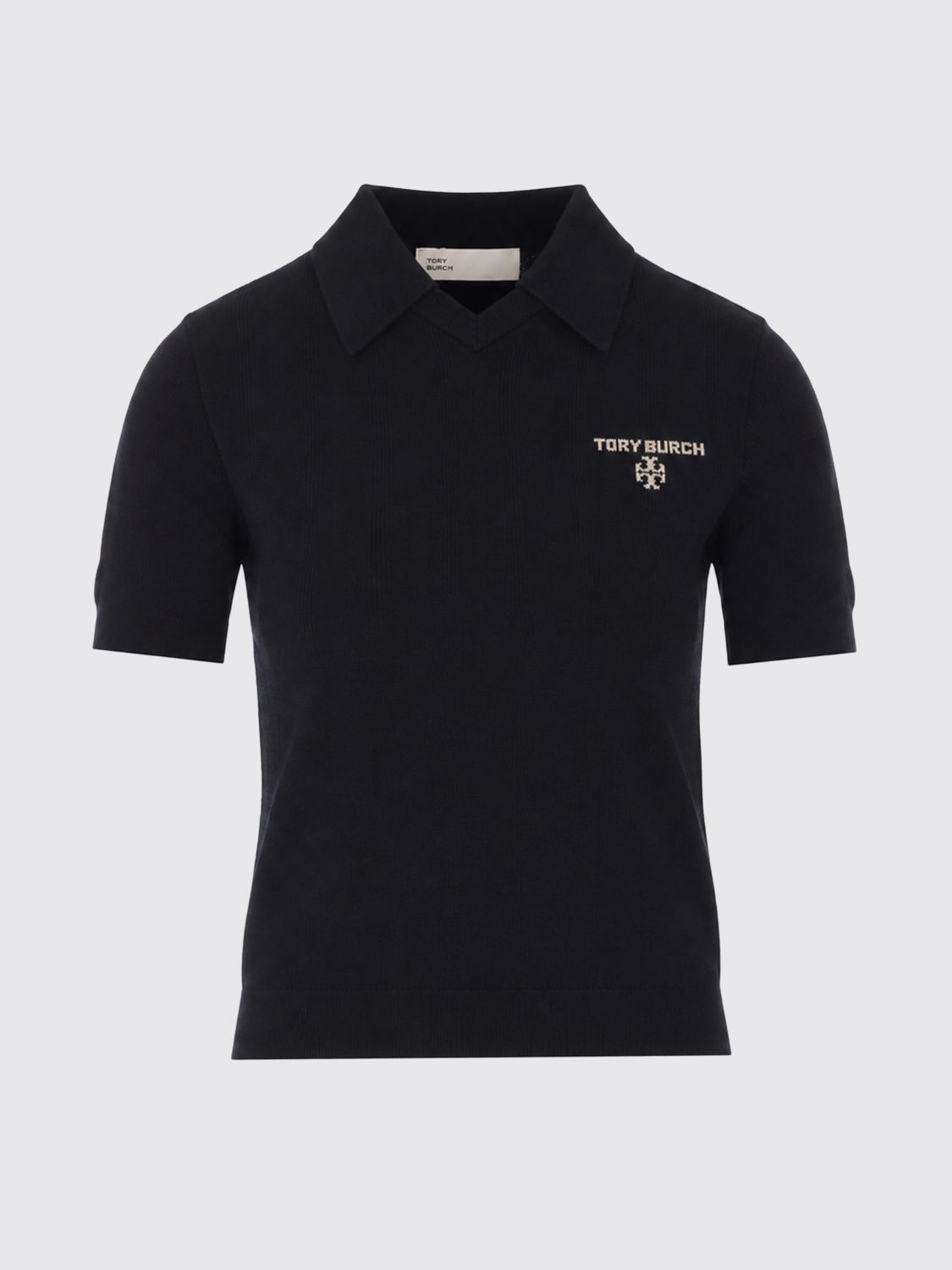 TORY BURCH POLO: Polo damen Tory Burch, Schwarz - Img 2